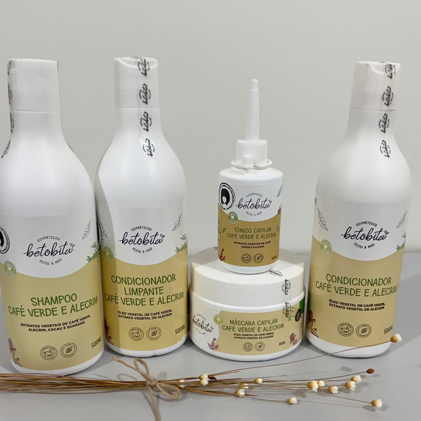 Linha Transição Capilar com Óleo de Café Verde e Extrato de Alecrim