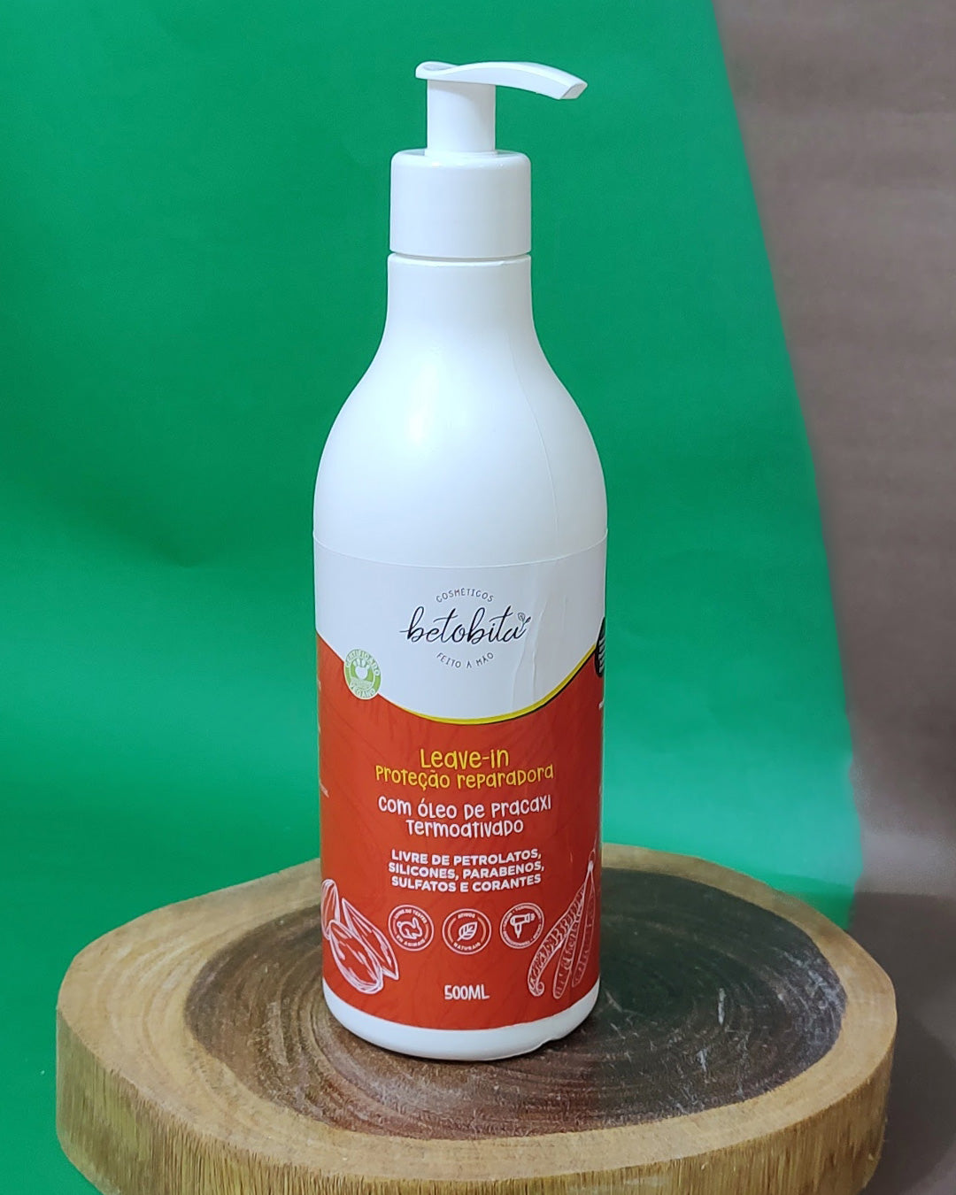Leave-in Termoativado Proteção Reparadora com Óleo Pracaxi 500 ml
