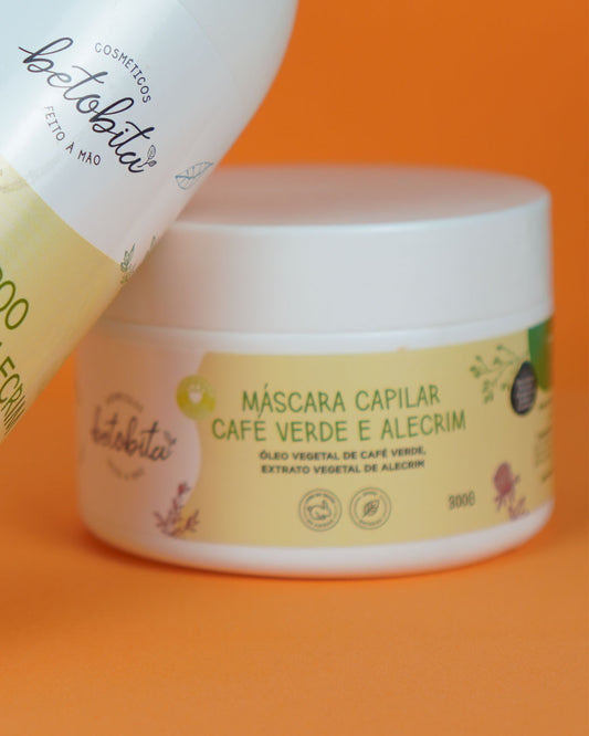 Máscara Capilar Café Verde e Alecrim - 300g
