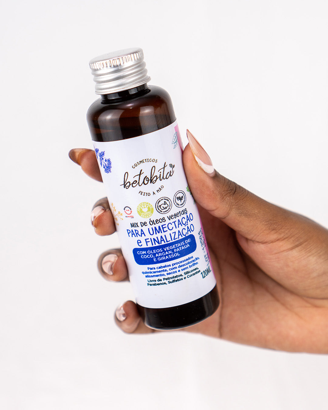 Mix de Óleos Vegetais para Umectação e Finalização 120ml