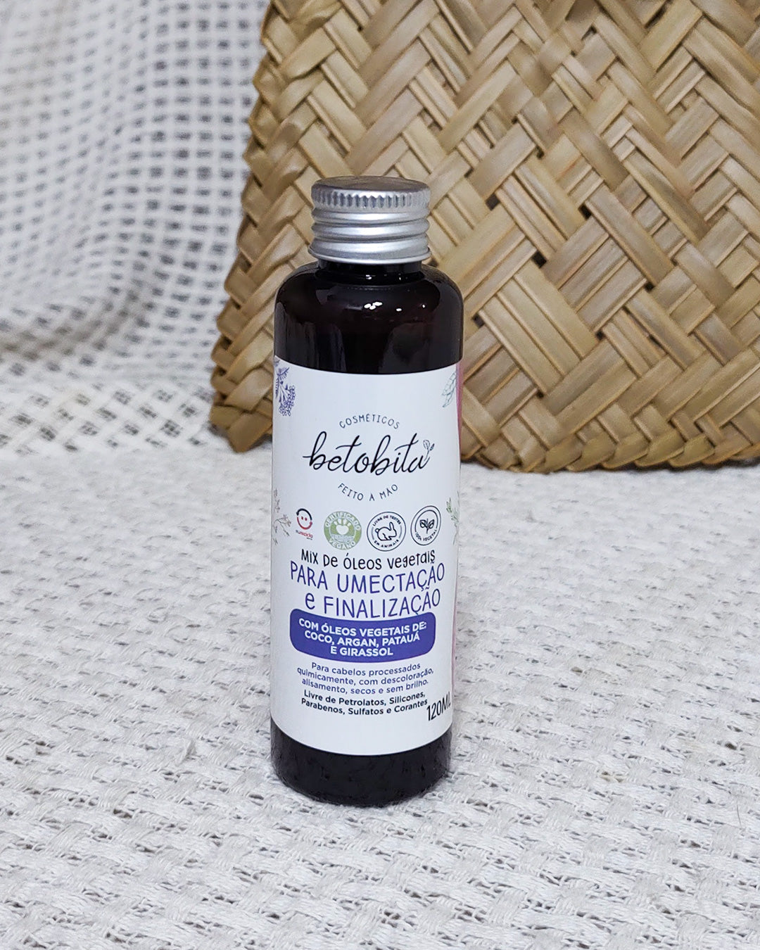 Mix de Óleos Vegetais para Umectação e Finalização 120ml