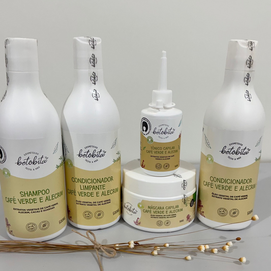 Linha Transição Capilar com Óleo de Café Verde e Extrato de Alecrim