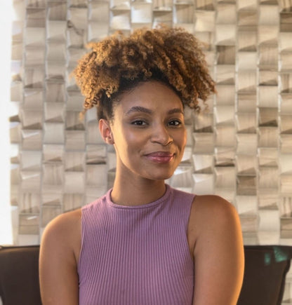 Elastico Afro Puff de Cetim - Menina do Cetim