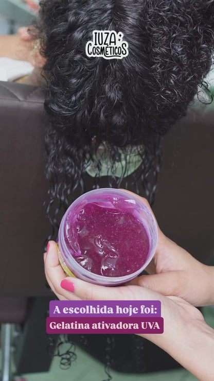 GELATINA ATIVADORA DE UVA IUZA COSMETICOS