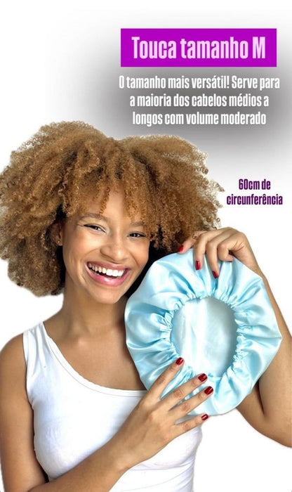 Toucas De Cetim Face Unica Tamanho M - Menina do Cetim