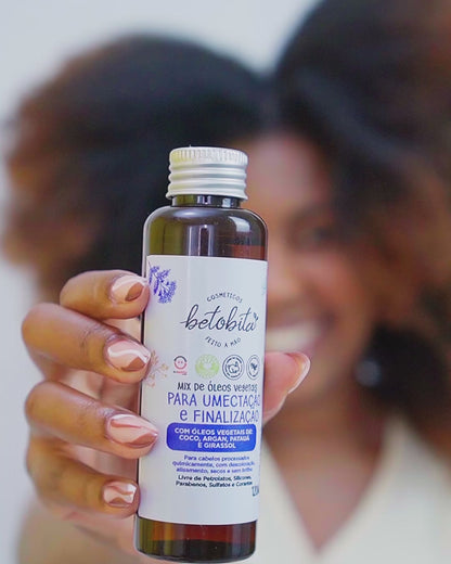 Mix de Óleos Vegetais para Umectação e Finalização 120ml