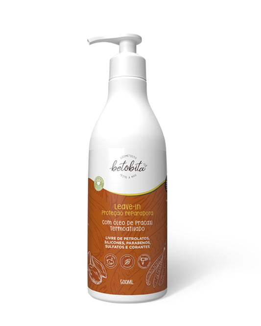 Leave-in Termoativado Proteção Reparadora com Óleo Pracaxi 500 ml