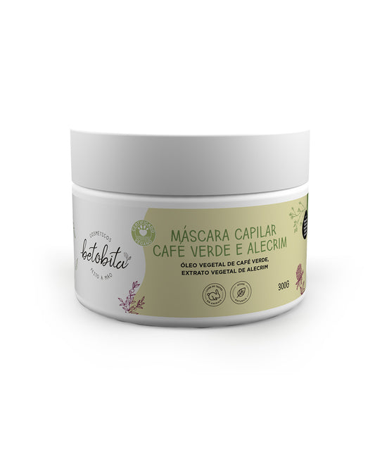 Máscara Capilar Café Verde e Alecrim - 300g