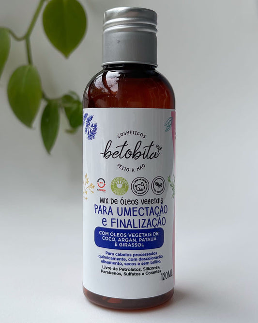 Mix de Óleos Vegetais para Umectação e Finalização 120ml