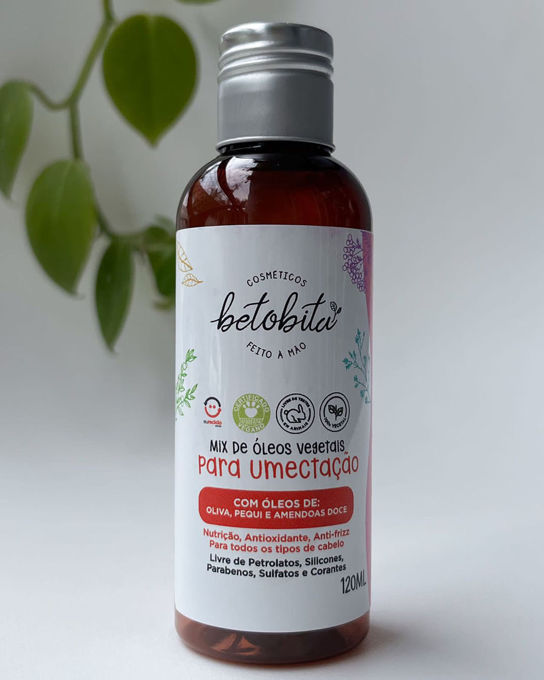 Mix de Óleos Vegetais para Umectação 120ml – BetoBitaloja
